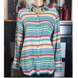NWOT Gorgeous Green Yellow Purple Red Striped